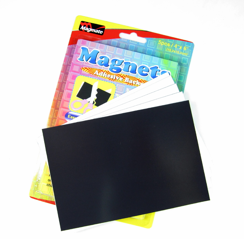 Magnetic Sheet, Self-adhesive backed